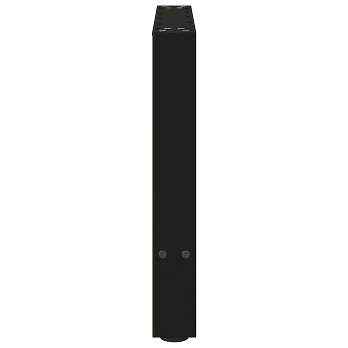 Picioare pentru măsuță de cafea, negru, 2 buc., 50x(42-43) cm, oțel - WALTI WALTI