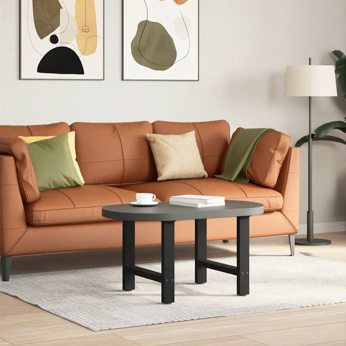 Picioare pentru măsuță de cafea, negru, 2 buc., 50x(42-43) cm, oțel - WALTI WALTI