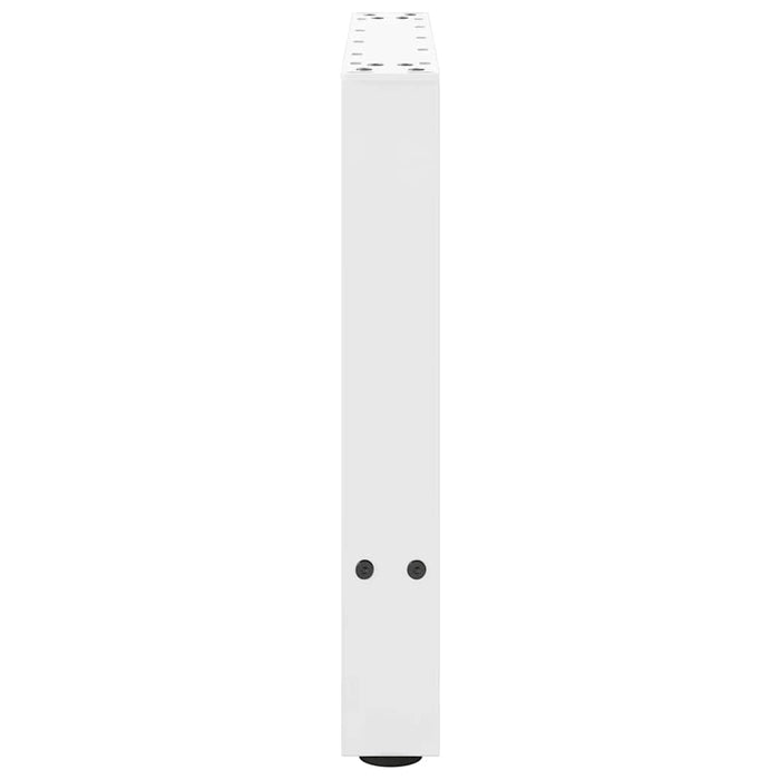 Picioare pentru măsuță de cafea, albe, 2 buc., 50x(42-43) cm, oțel WALTI