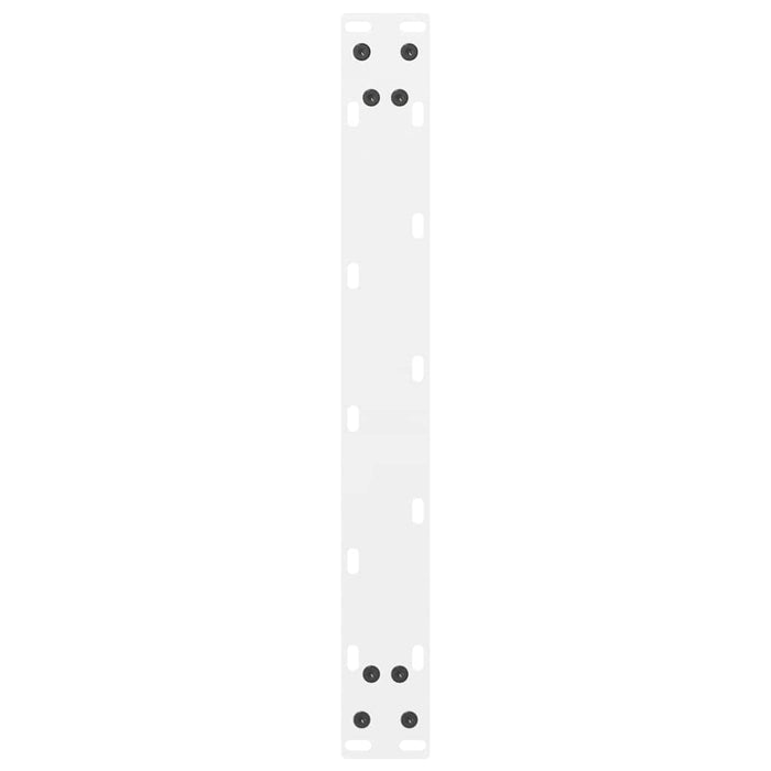 Picioare pentru măsuță de cafea, albe, 2 buc., 50x(42-43) cm, oțel WALTI