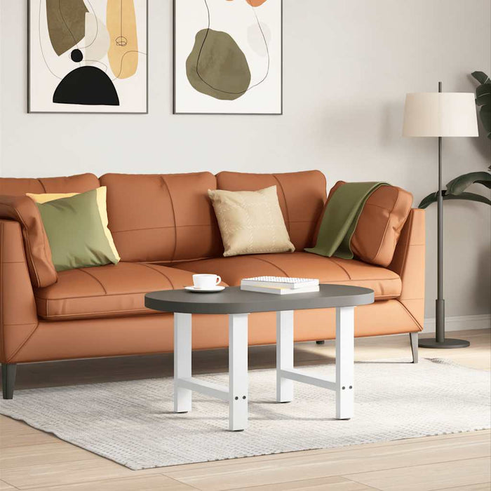 Picioare pentru măsuță de cafea, albe, 2 buc., 50x(42-43) cm, oțel WALTI