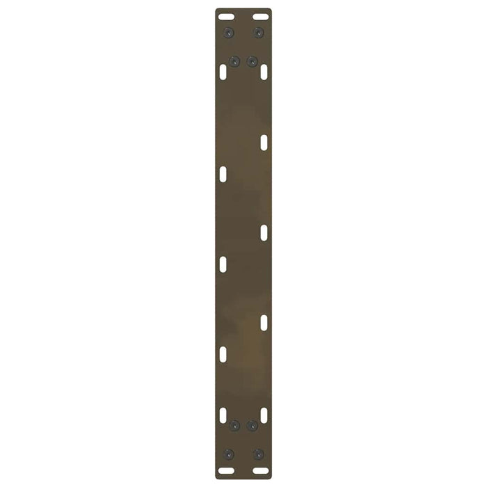 Picioare pentru masă de cafea, oțel natural, 2 buc., 50x(42-43) cm, oțel WALTI