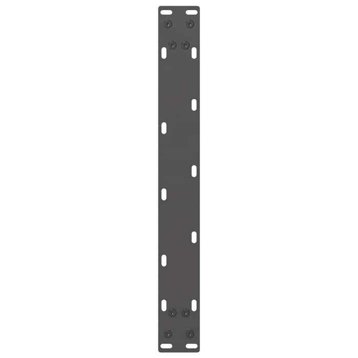 Picioare pentru măsuță de cafea antracit, 2 buc., 60x(42-43) cm, oțel WALTI