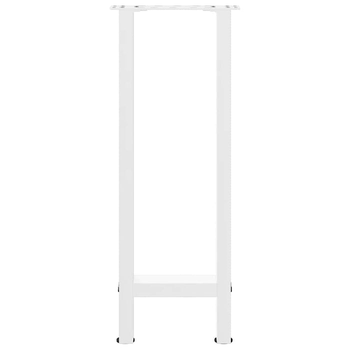 Picioare masă consolă, albe, 2 buc., 28x(72-73) cm, oțel - WALTI WALTI