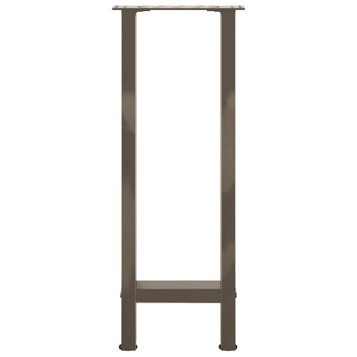 Picioare masă consolă oțel natural 2 buc 38x(72-73) cm oțel - WALTI WALTI