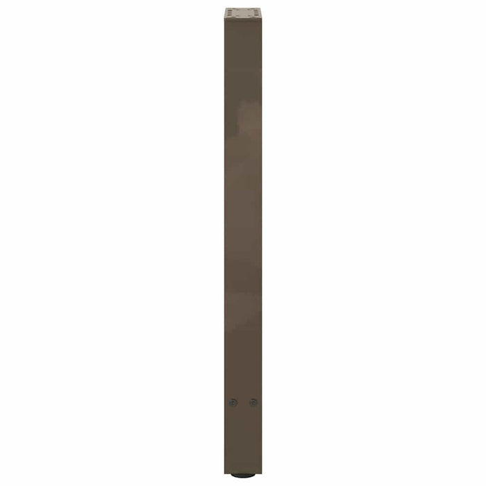 Picioare masă consolă oțel natural 2 buc 38x(72-73) cm oțel - WALTI WALTI