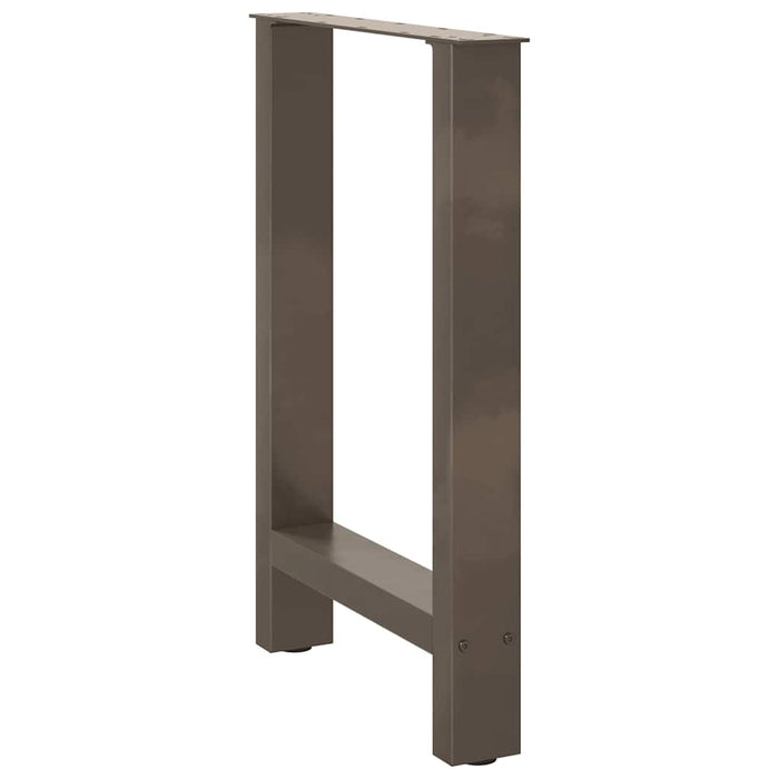Picioare de masă din oțel natural, 2 buc., 50x(72-73) cm, oțel WALTI