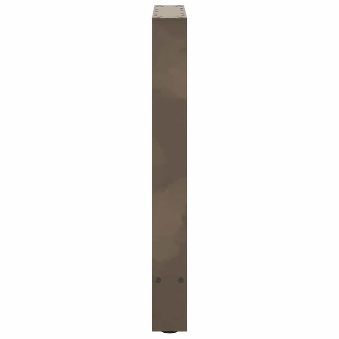 Picioare de masă din oțel natural, 2 buc., 50x(72-73) cm, oțel WALTI