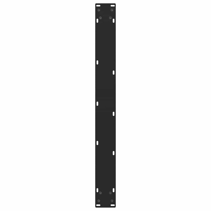 Picioare masă de sufragerie negre, 2 buc., 70x(72-73) cm, oțel WALTI