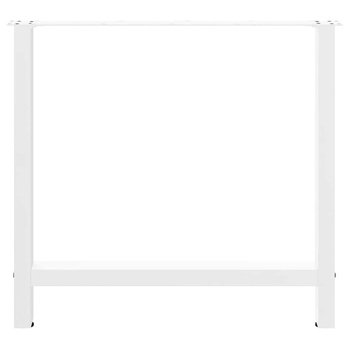 Picioare masă de sufragerie albe, 2 buc., 70x(72-73) cm, oțel - WALTI WALTI