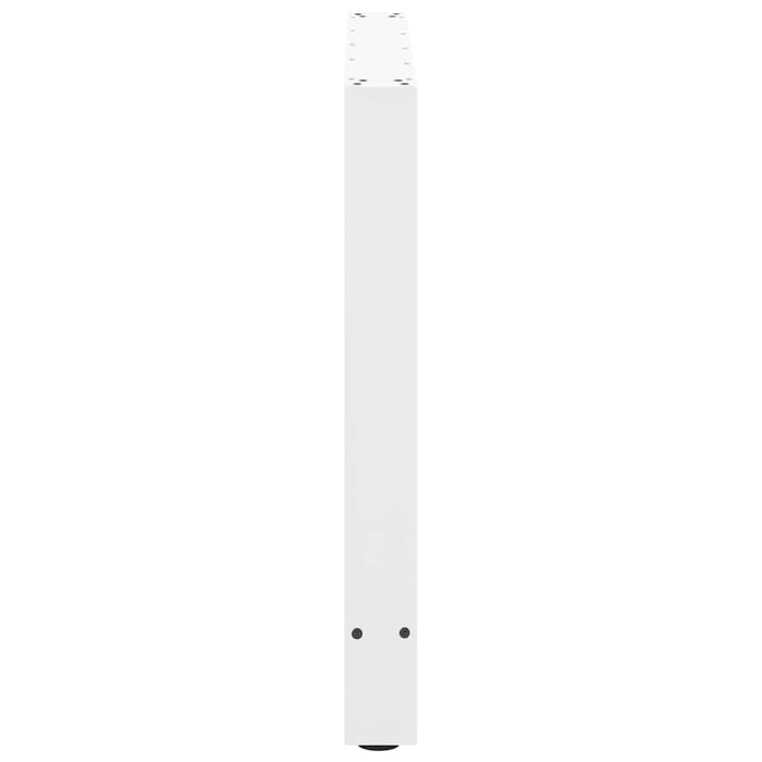 Picioare masă de sufragerie albe, 2 buc., 70x(72-73) cm, oțel - WALTI WALTI
