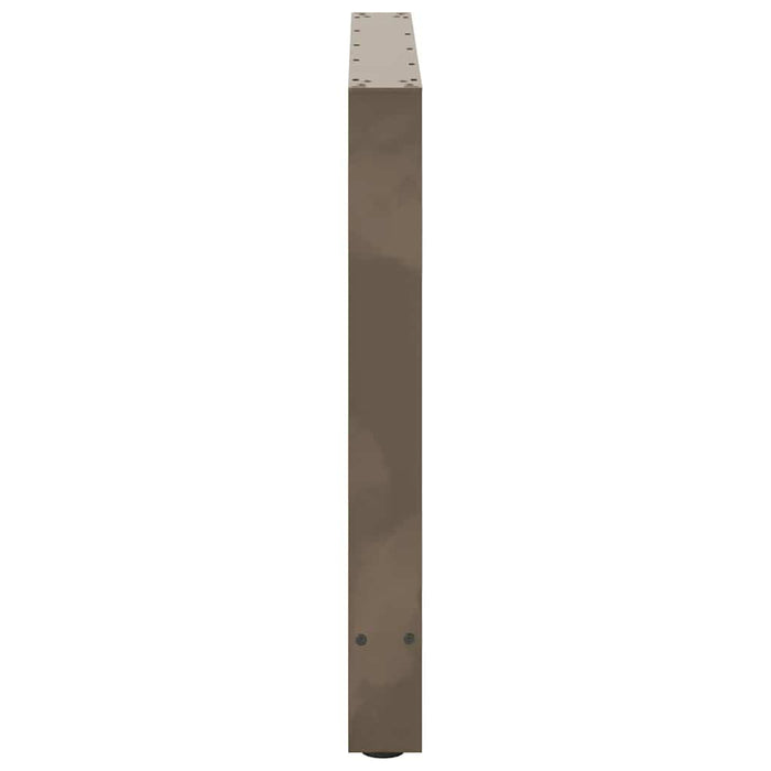 Picioare de masă din oțel natural, 2 buc., 70x(72-73) cm WALTI