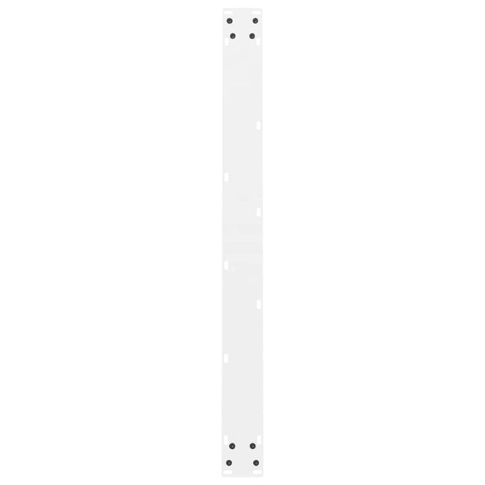 Picioare masă de sufragerie albe, 2 buc., 90x(72-73) cm, oțel WALTI