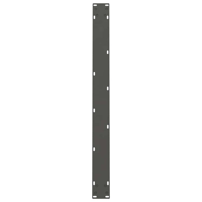 Picioare de masă antracit, 2 buc., 90x(72-73) cm, oțel WALTI