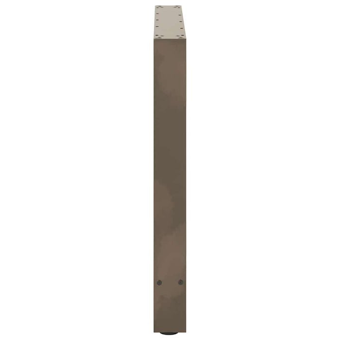 Picioare de masă din oțel natural, 2 buc., 90x(72-73) cm WALTI