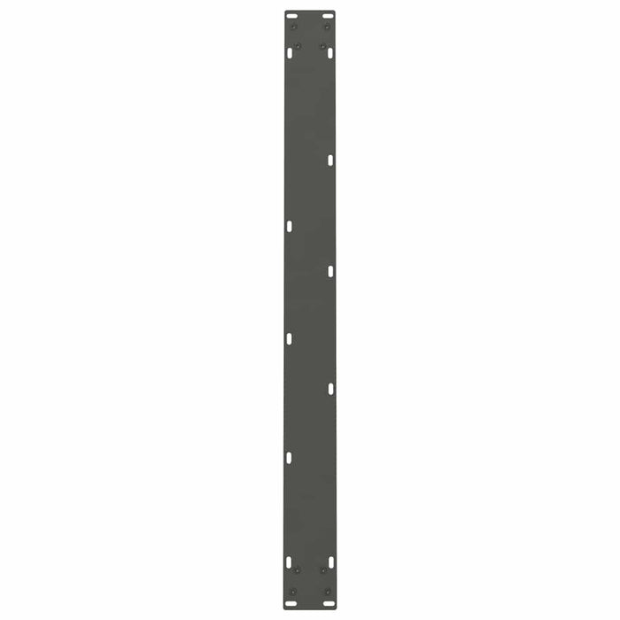 Picioare de masă antracit, 2 buc., 100x(72-73) cm, oțel WALTI