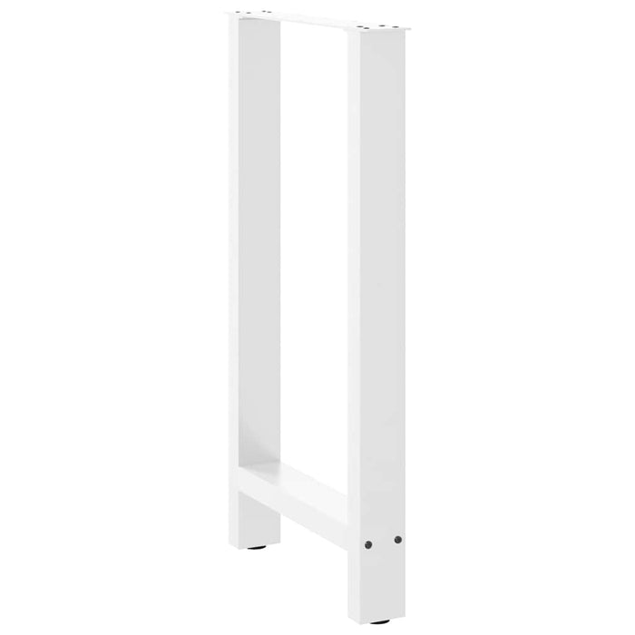 Picioare de masă de bar, albe, 2 buc., 40x(90-91) cm, oțel WALTI