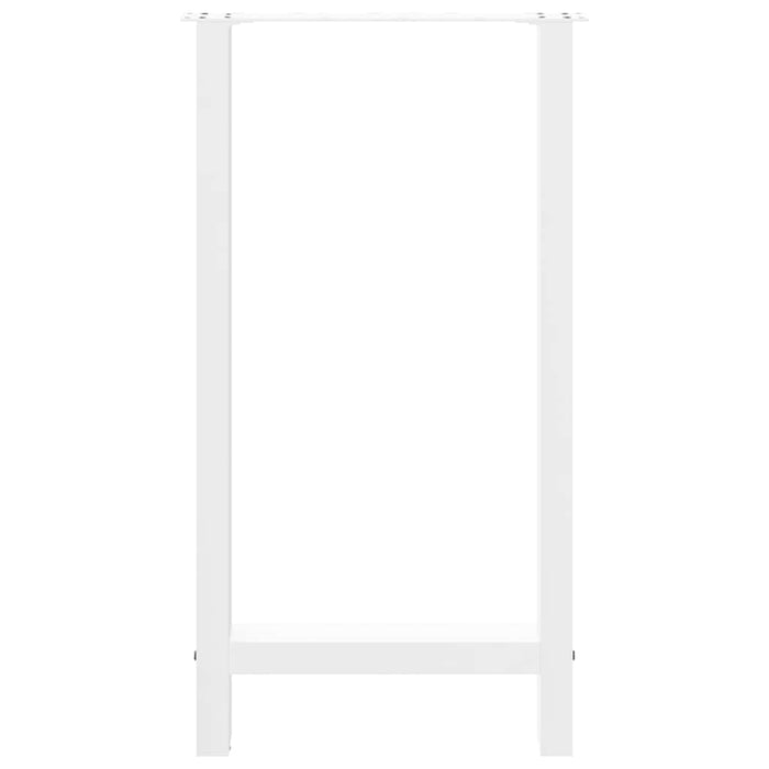 Picioare de masă de bar, albe, 2 buc., 40x(90-91) cm, oțel WALTI