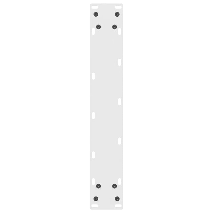 Picioare de masă de bar, albe, 2 buc., 40x(90-91) cm, oțel WALTI