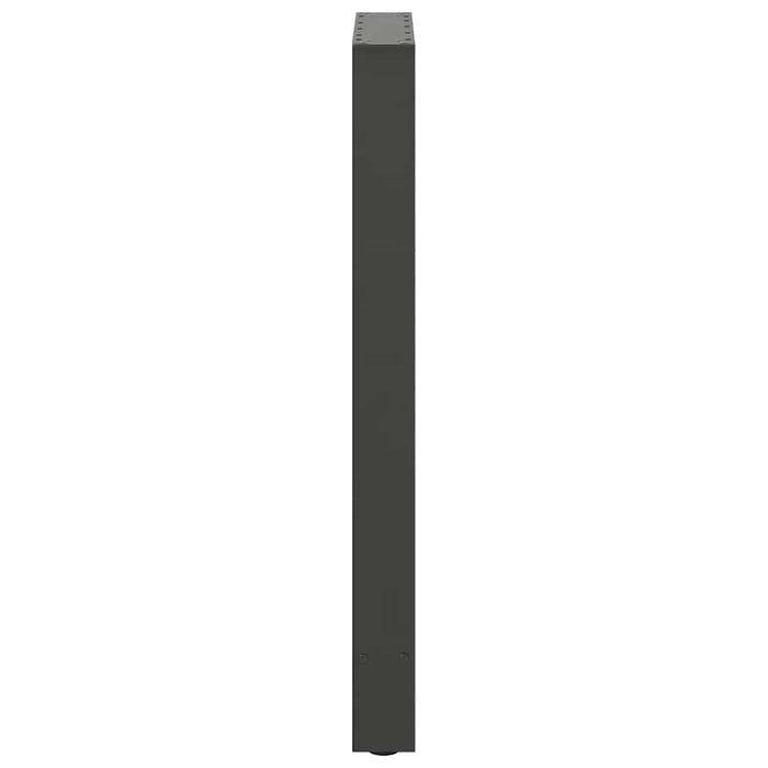 Picioare de masă de bar antracit, 2 buc., 40x(90-91) cm, oțel WALTI