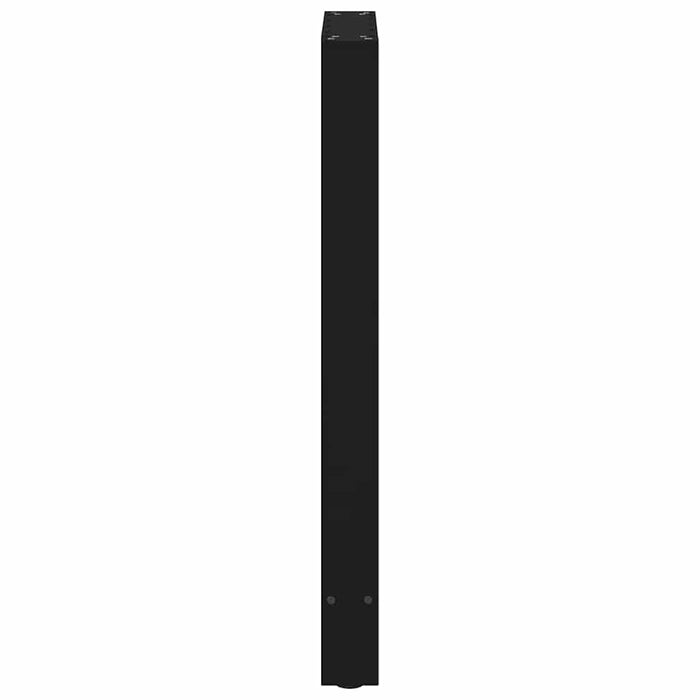 Picioare masă de bar, 2 buc., negru, 50x(90-91) cm, oțel WALTI