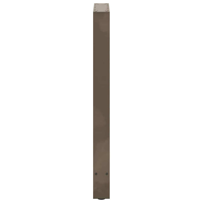 Picioare de masă de bar, oțel natural, 2 buc., 50x(90-91) cm, oțel WALTI