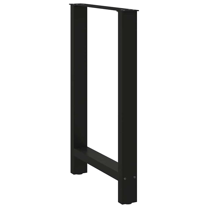 Picioare de masă de bar, negre, 2 buc., 60x(90-91) cm, oțel WALTI