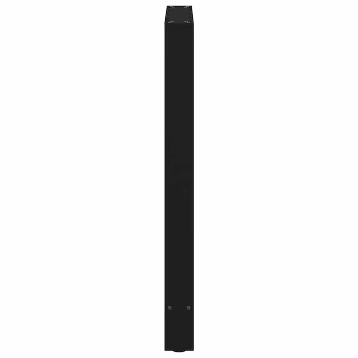 Picioare de masă de bar, negre, 2 buc., 60x(90-91) cm, oțel WALTI
