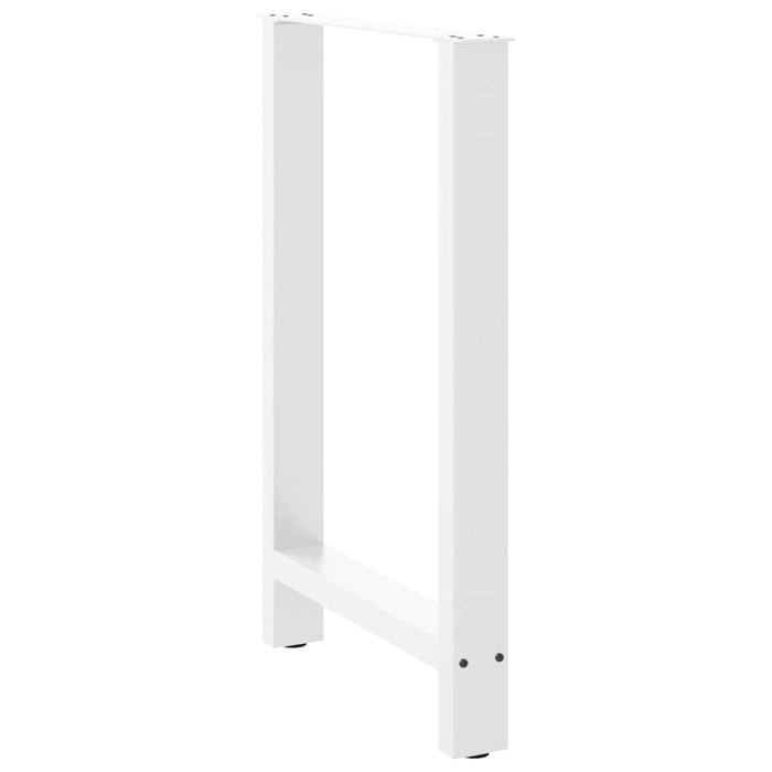 Picioare de masă de bar, albe, 2 buc., 60x(90-91) cm, oțel WALTI