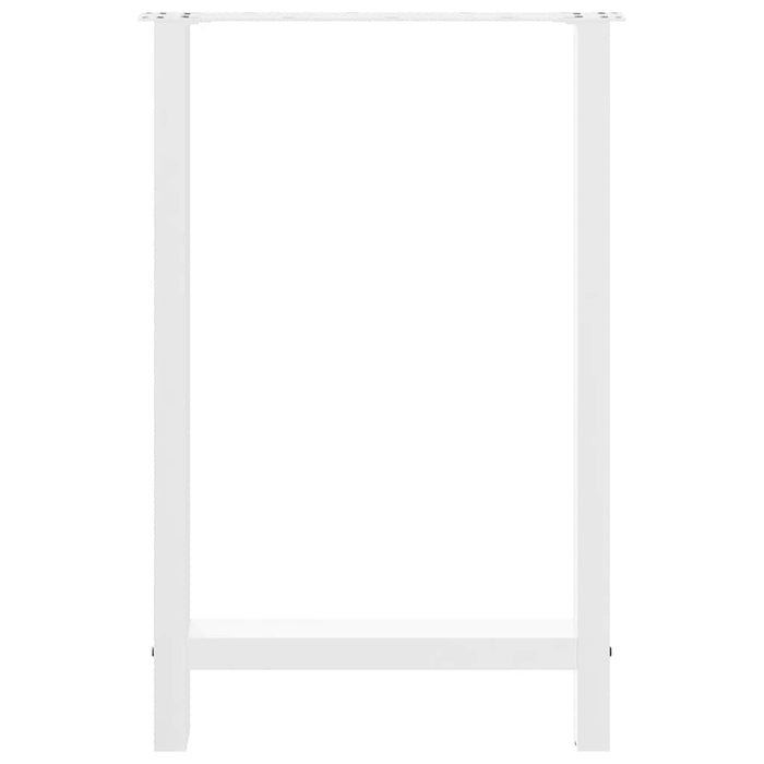 Picioare de masă de bar, albe, 2 buc., 60x(90-91) cm, oțel WALTI
