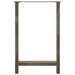 Picioare de masă de bar, oțel natural, 2 buc., 60x(90-91) cm, oțel - WALTI WALTI