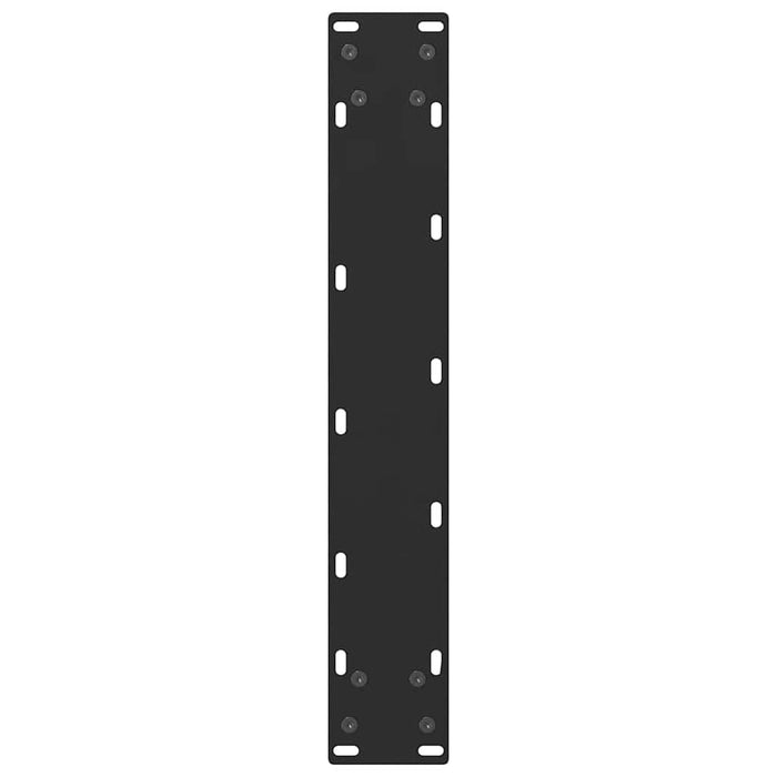 Picioare de masă de bar, negre, 2 buc., 40x(100-101) cm, oțel WALTI