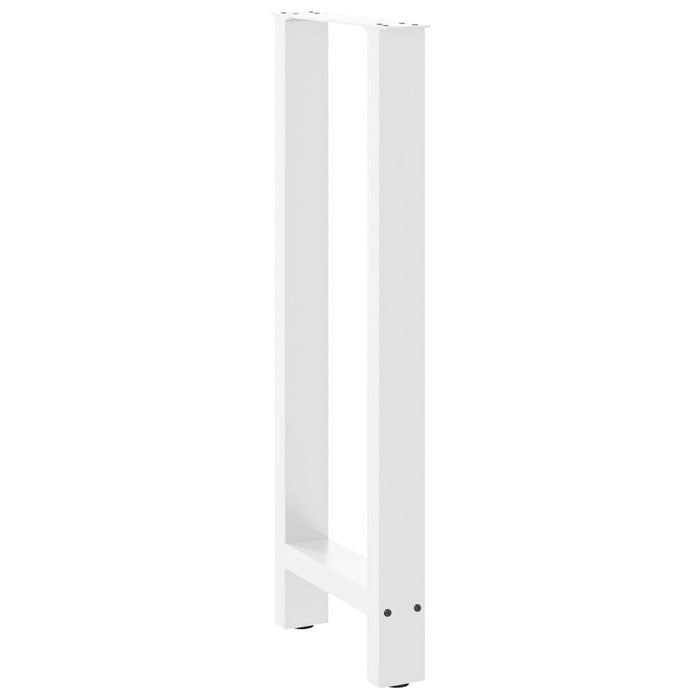 Picioare de masă de bar, albe, 2 buc., 40x(100-101) cm, oțel - WALTI WALTI