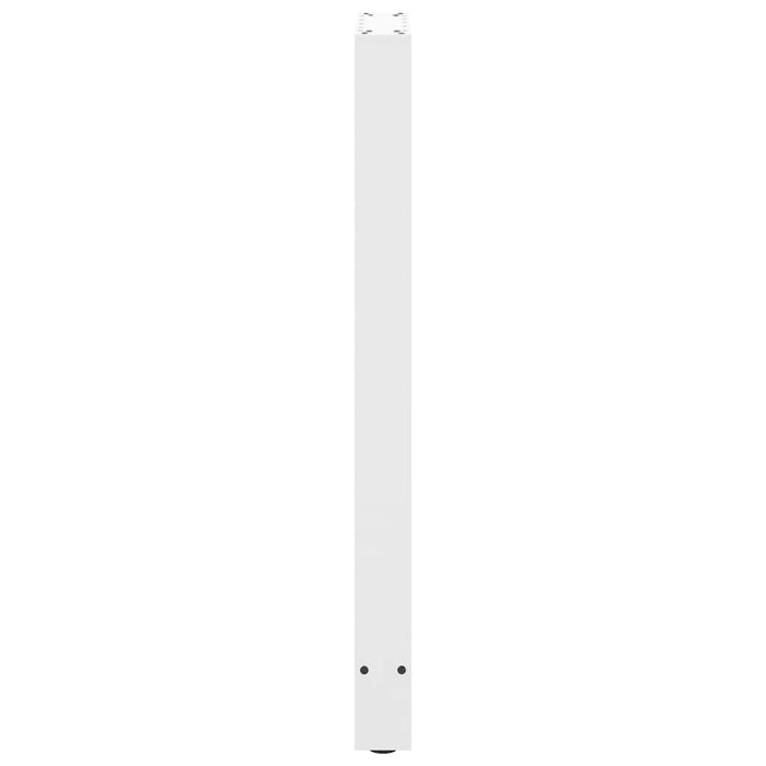 Picioare de masă de bar, albe, 2 buc., 40x(100-101) cm, oțel - WALTI WALTI