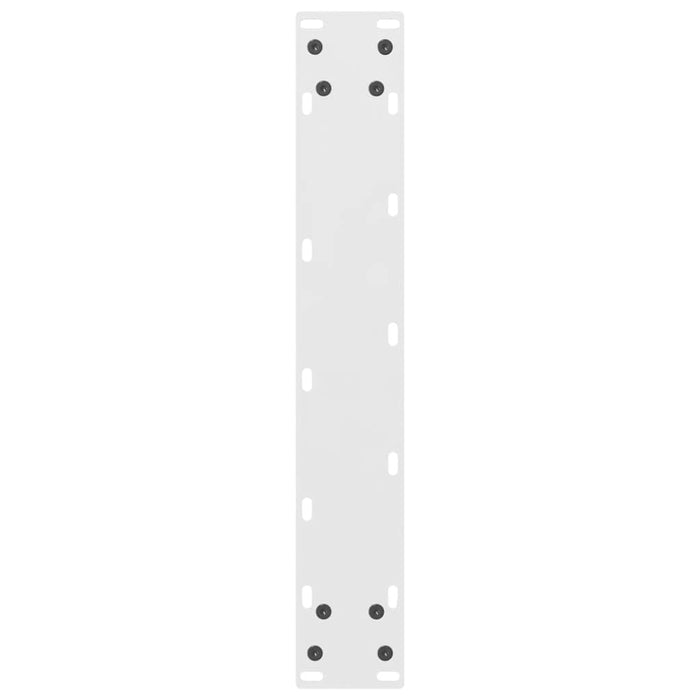 Picioare de masă de bar, albe, 2 buc., 40x(100-101) cm, oțel - WALTI WALTI