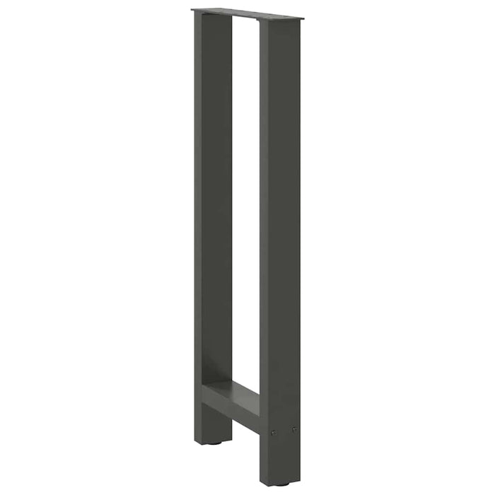 Picioare de masă de bar antracit, 2 buc., 40x(100-101) cm, oțel - WALTI WALTI