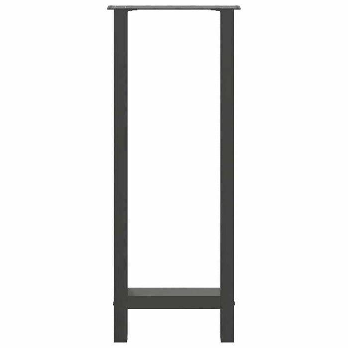 Picioare de masă de bar antracit, 2 buc., 40x(100-101) cm, oțel - WALTI WALTI