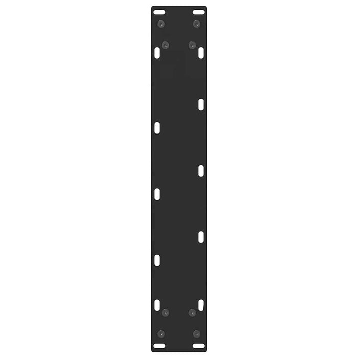 Picioare de masă de bar, negre, 2 buc., 50x(100-101) cm, oțel WALTI