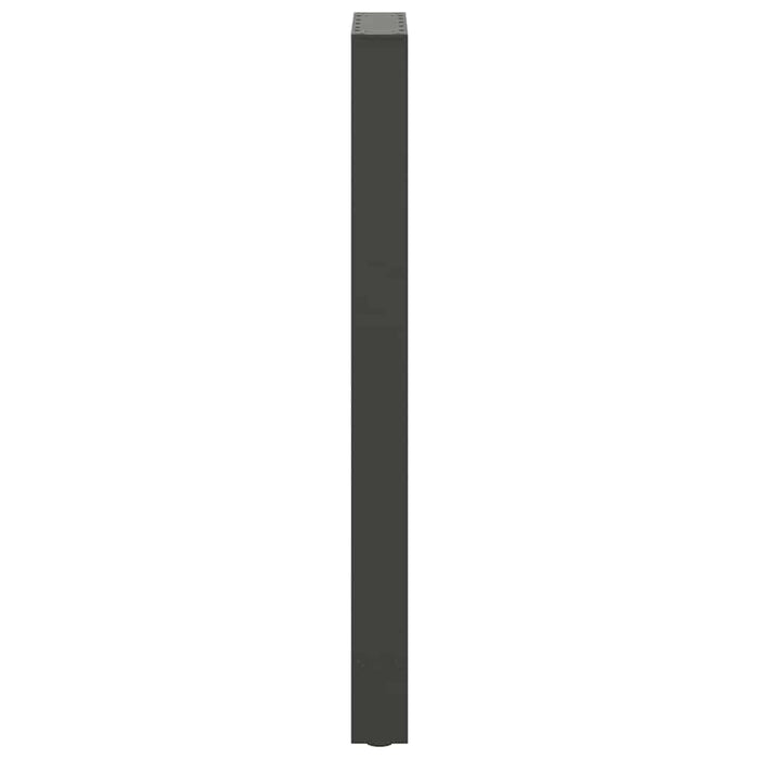 Picioare de masă de bar antracit, 2 buc., 50x(100-101) cm, oțel WALTI