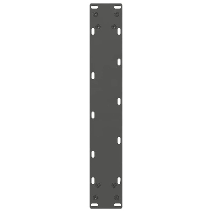 Picioare de masă de bar antracit, 2 buc., 50x(100-101) cm, oțel WALTI