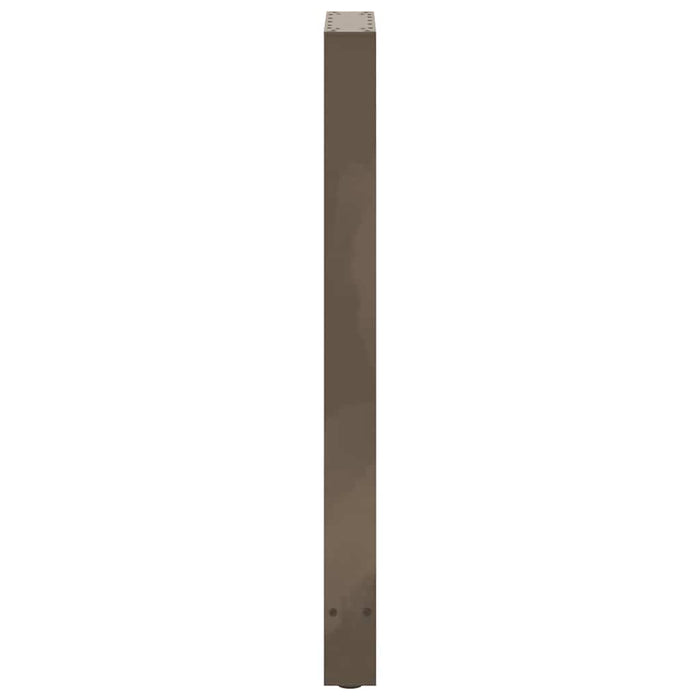 Picioare de masă de bar, oțel natural, 2 buc., 50x(100-101) cm - WALTI WALTI