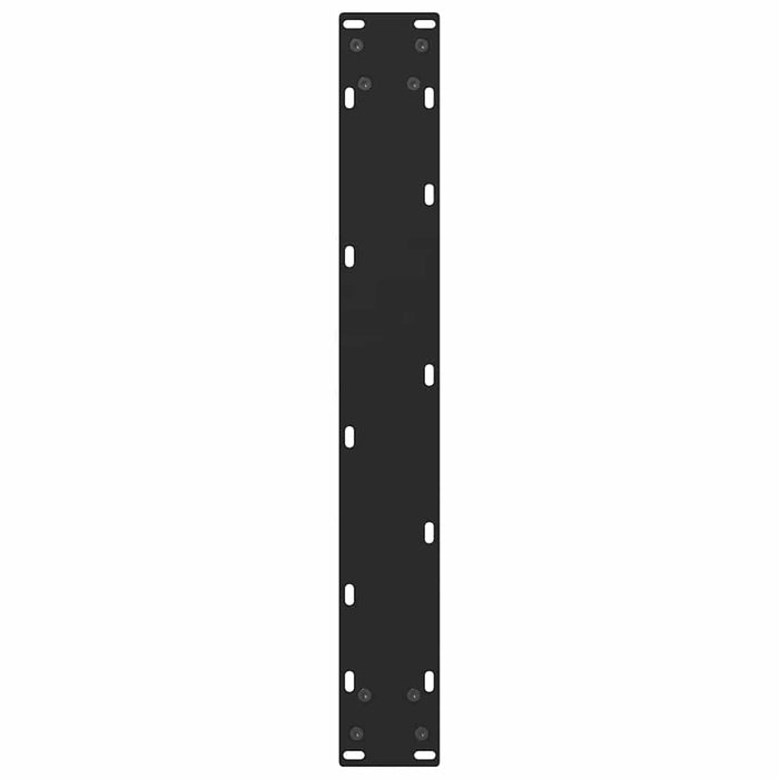 Picioare de masă de bar, negre, 2 buc., 60 x (100-101) cm, oțel WALTI