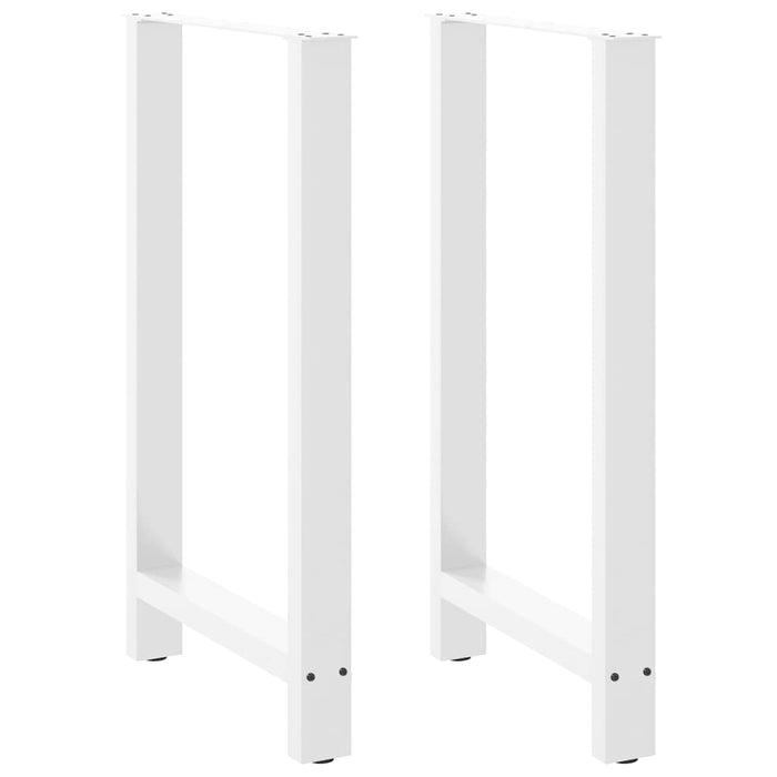Picioare de masă de bar, albe, 2 buc., 60x(100-101) cm, oțel - WALTI WALTI