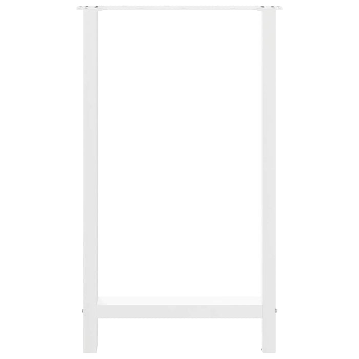 Picioare de masă de bar, albe, 2 buc., 60x(100-101) cm, oțel - WALTI WALTI