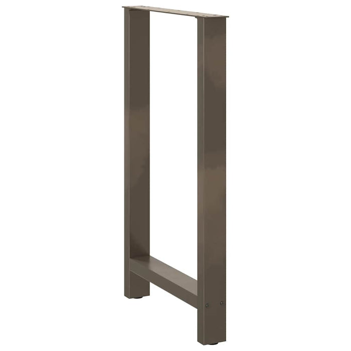 Picioare de masă de bar, oțel natural, 2 buc., 60 x (100-101) cm, oțel - WALTI WALTI