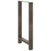 Picioare de masă de bar, oțel natural, 2 buc., 60 x (100-101) cm, oțel - WALTI WALTI