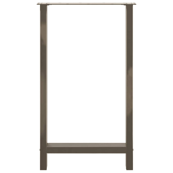 Picioare de masă de bar, oțel natural, 2 buc., 60 x (100-101) cm, oțel - WALTI WALTI