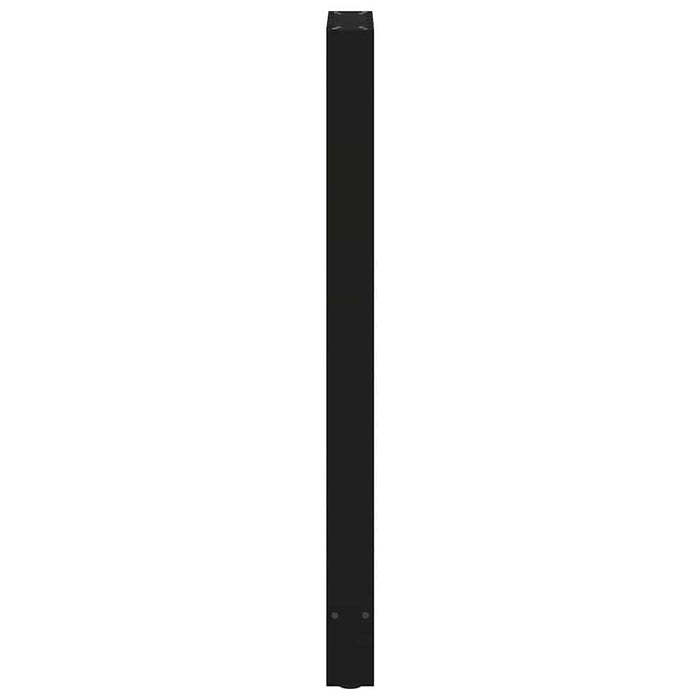 Picioare masă de bar, negre, 2 buc., 40x(110-111) cm, oțel WALTI