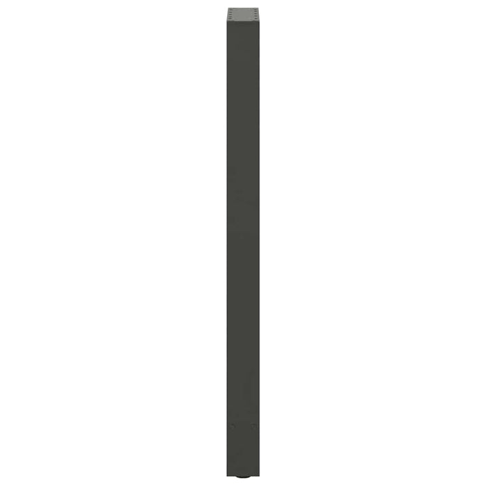 Picioare de masă de bar antracit, 2 buc., 40x(110-111) cm, oțel WALTI