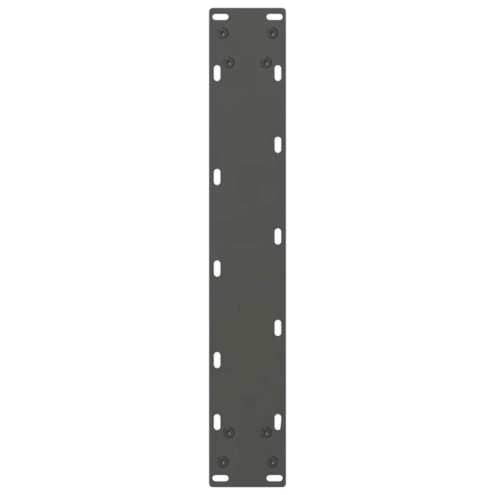 Picioare de masă de bar antracit, 2 buc., 40x(110-111) cm, oțel WALTI